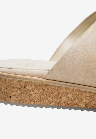 Henry Stevens Pantolette 'Eva M' in Beige