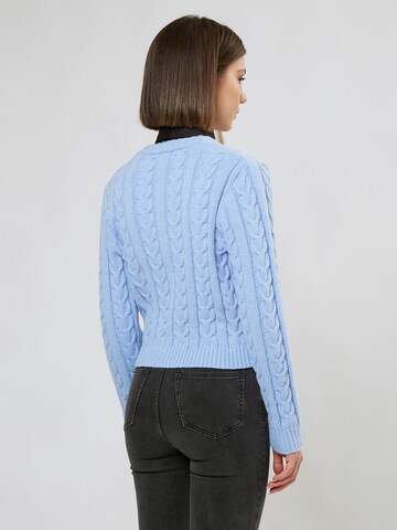 Influencer Knit cardigan in Blue