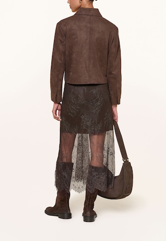 darling harbour Bluse Blouson in Braun: Rückseite