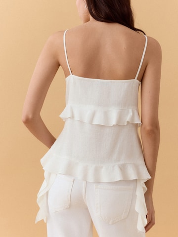 MANGO TEEN Topp 'CARLOTA' i vit