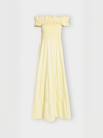Crās - Vestido ' Capricras ' en amarillo: frente