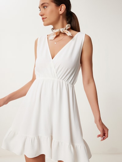 Happiness İstanbul Vestido de verano en 36 en ecru, Vista del producto