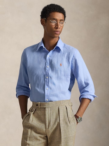 Polo Ralph Lauren Regular Fit Hemd in Blau: Vorderseite