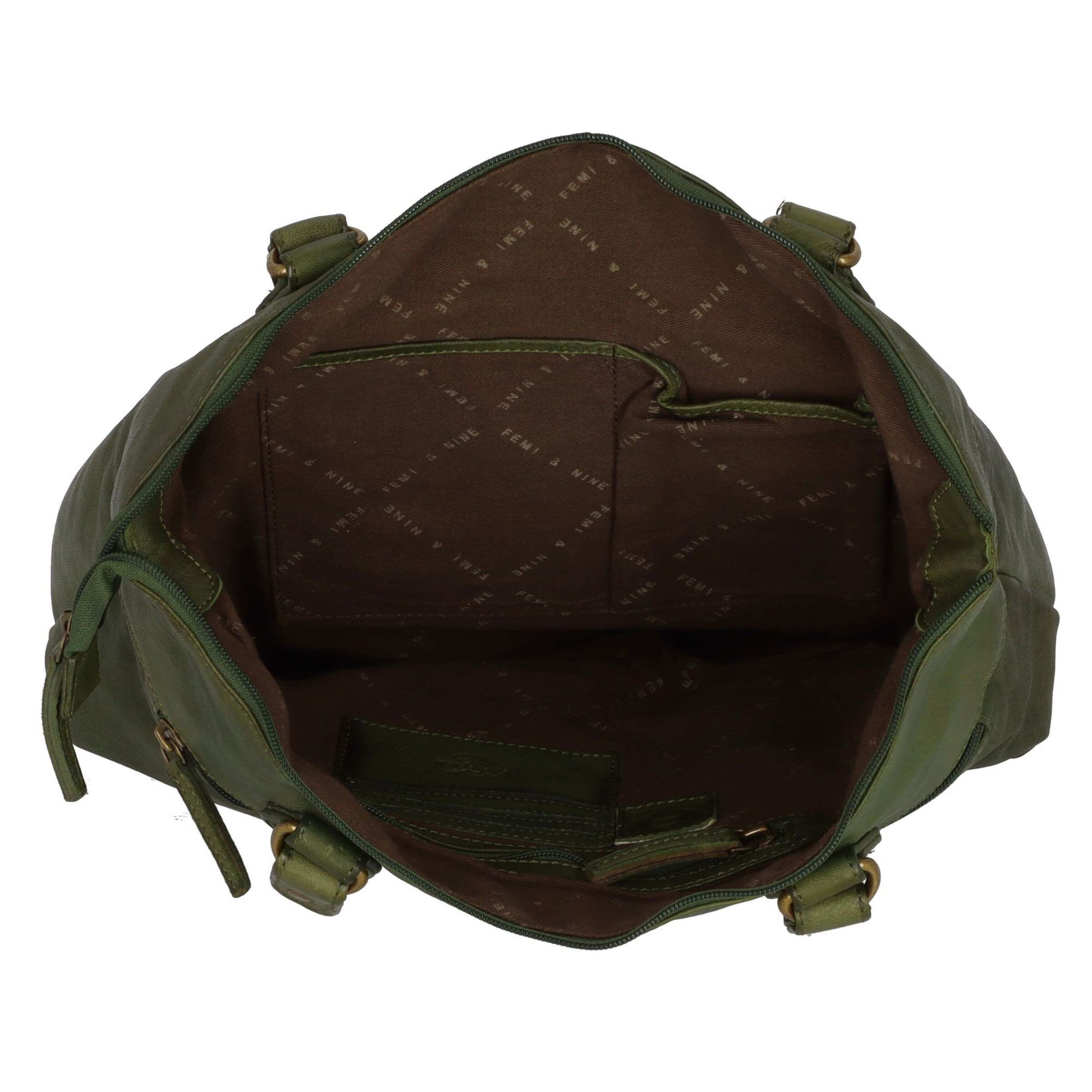 Greenland Nature Shoulder bag 'Femi & Nine' in Green