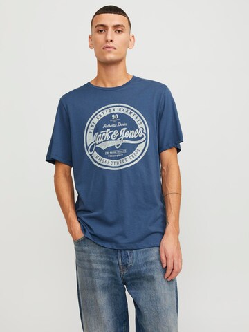 JACK & JONES Shirt 'JEANS' in Blue: front