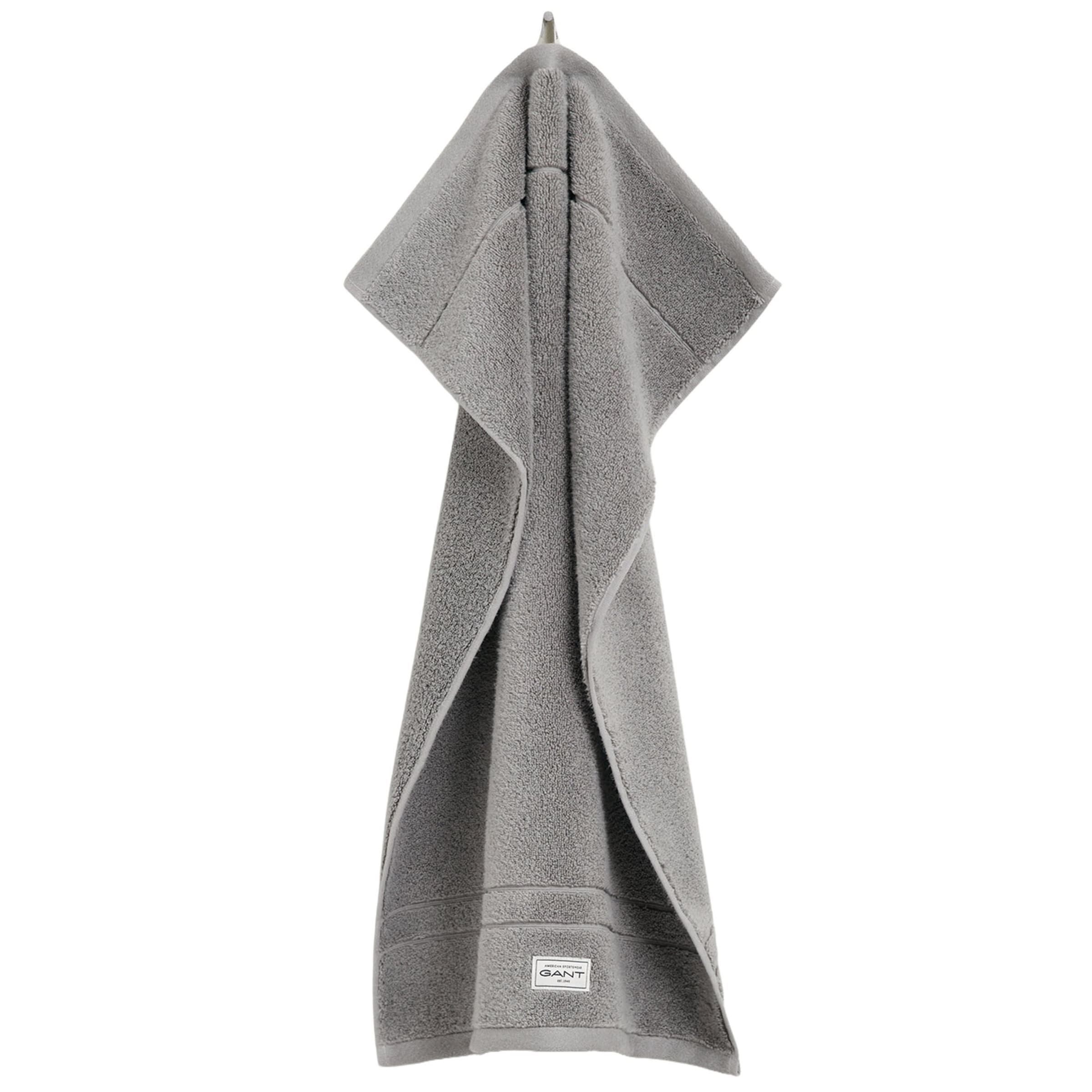 Serviette GANT en gris : devant