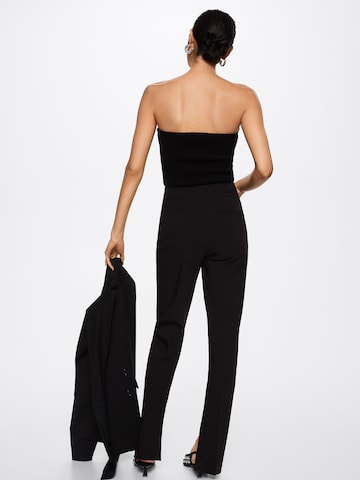 Coupe slim Pantalon 'Niki' MANGO en noir