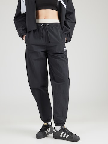 Reebok - Tapered Calças 'VECTOR' em preto: frente