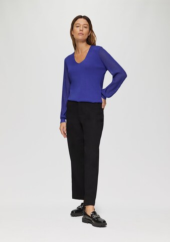 s.Oliver BLACK LABEL Trui in Blauw