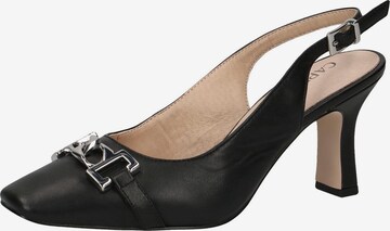 CAPRICE Slingpumps in Schwarz: predná strana