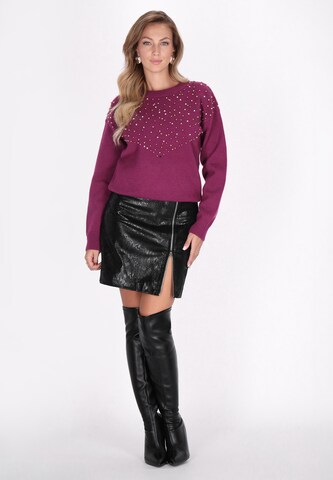 faina Sweater in Purple
