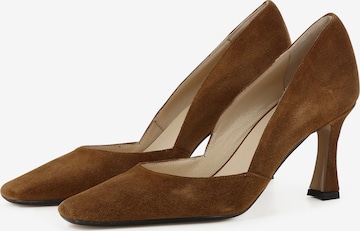 EVITA Pumps 'CARMELA' in Bruin: voorkant