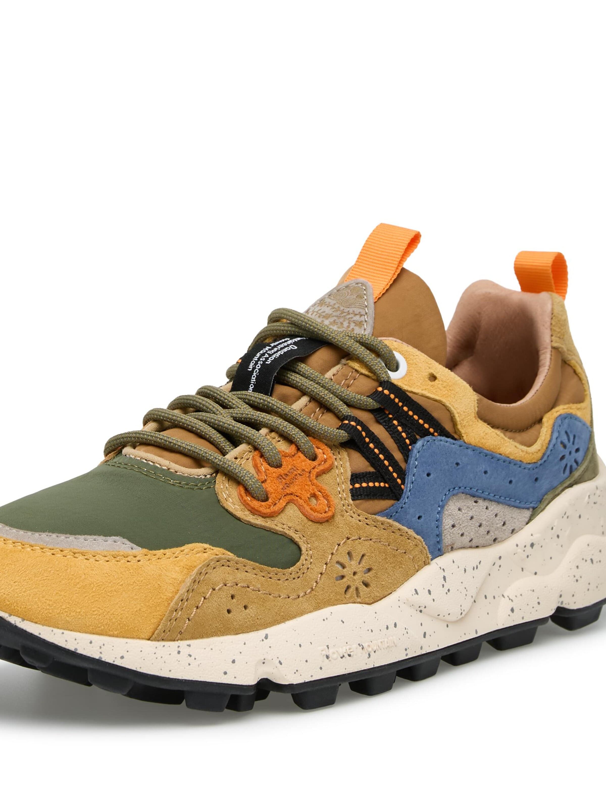 Baskets basses 'YAMANO 3 UNI' Flower Mountain en vert