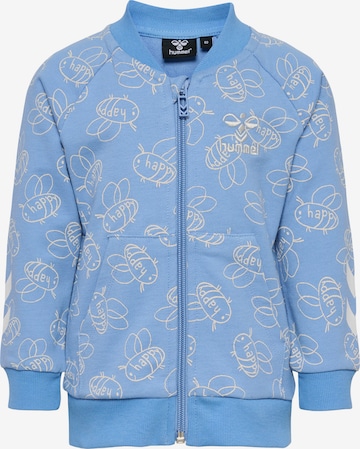 Hummel Sweatvest in Blauw: voorkant