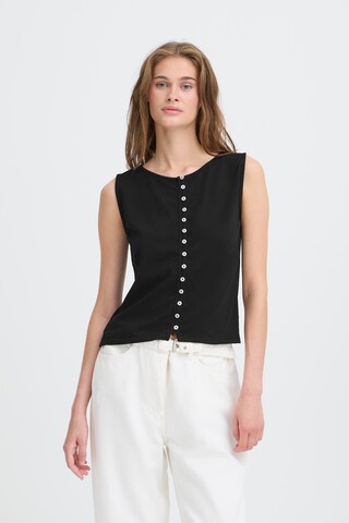 ICHI Top 'ICHSari' in Black: front