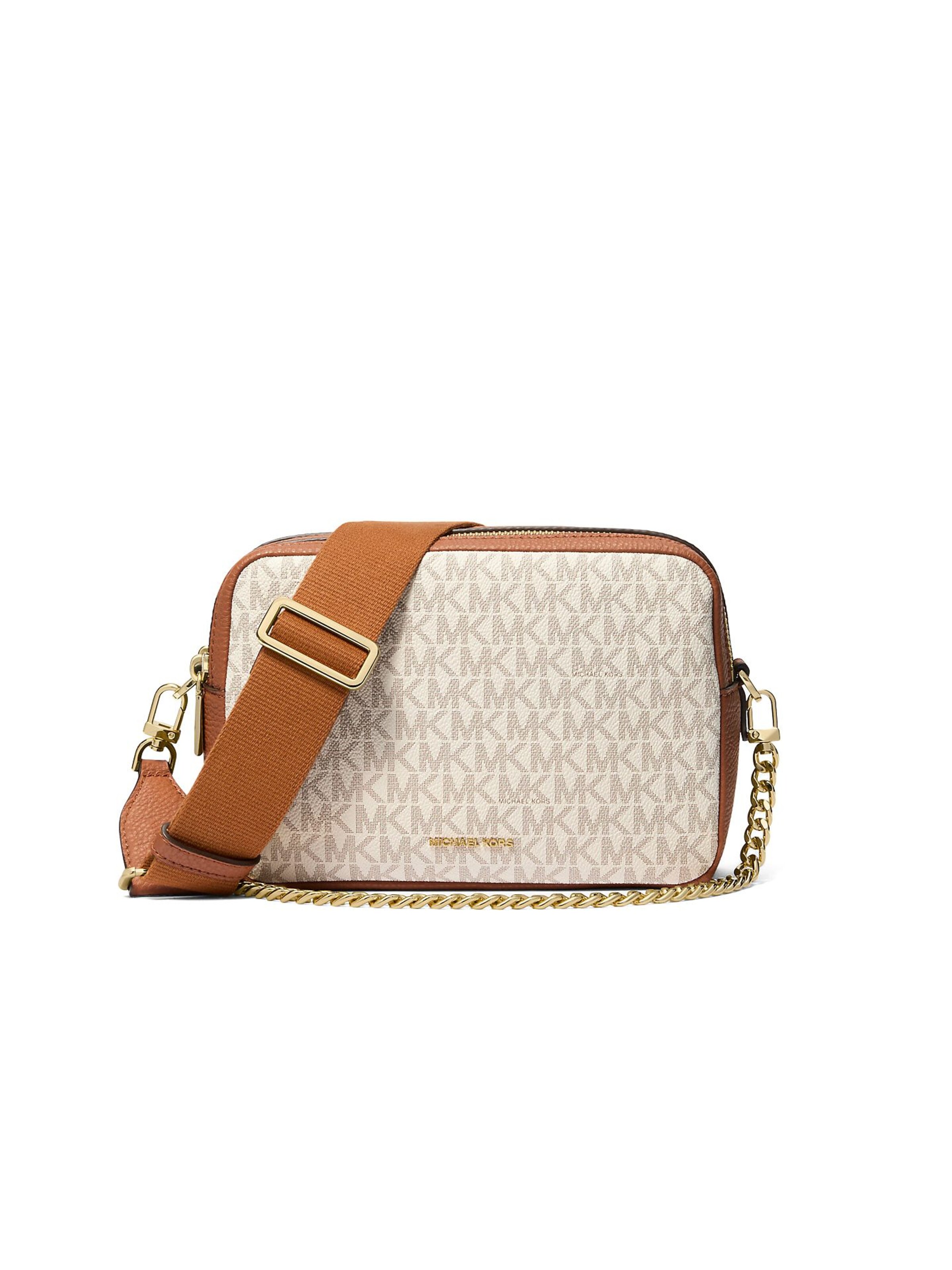 Michael Kors Schoudertas 'Bryant  Signature' in One Size in de kleur Crème, Productweergave