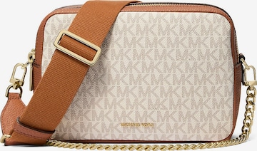 Michael Kors Schoudertas 'Bryant Signature' in Beige: voorkant