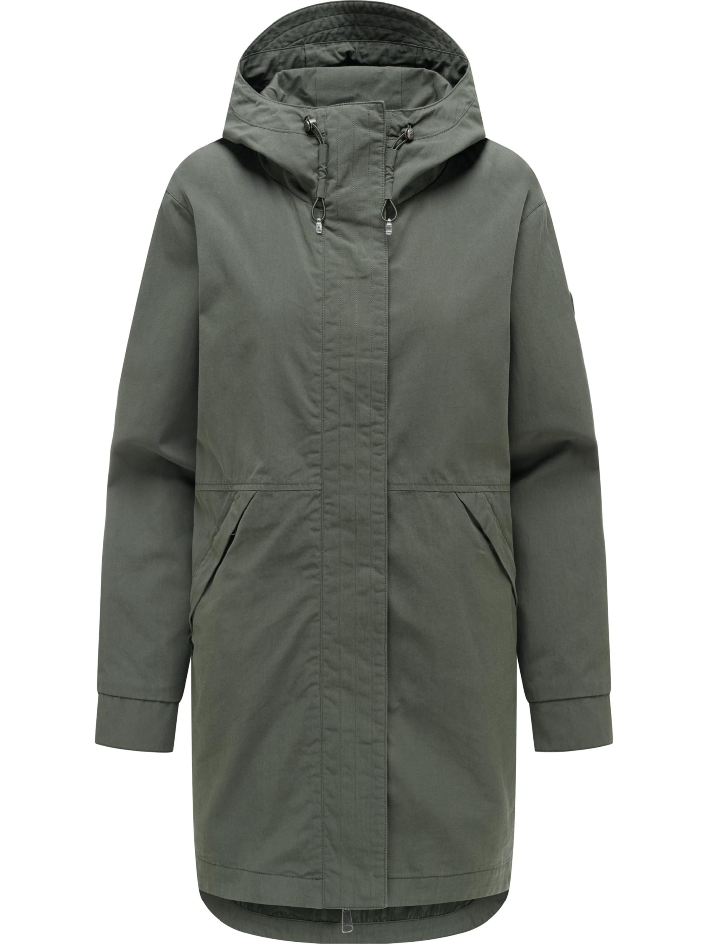 Ragwear Tussenmantel 'Lamyja B' in Groen: voorkant