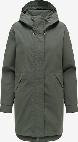 Manteau mi-saison 'Lamyja B' Ragwear en vert : devant