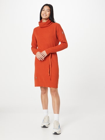 Ragwear Knitted dress 'BABETT' in Orange