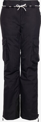 Superdry Snow Workout Pants 'Freestyle' in Black: front