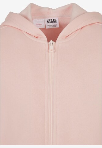 Urban Classics Sweat jacket in Pink