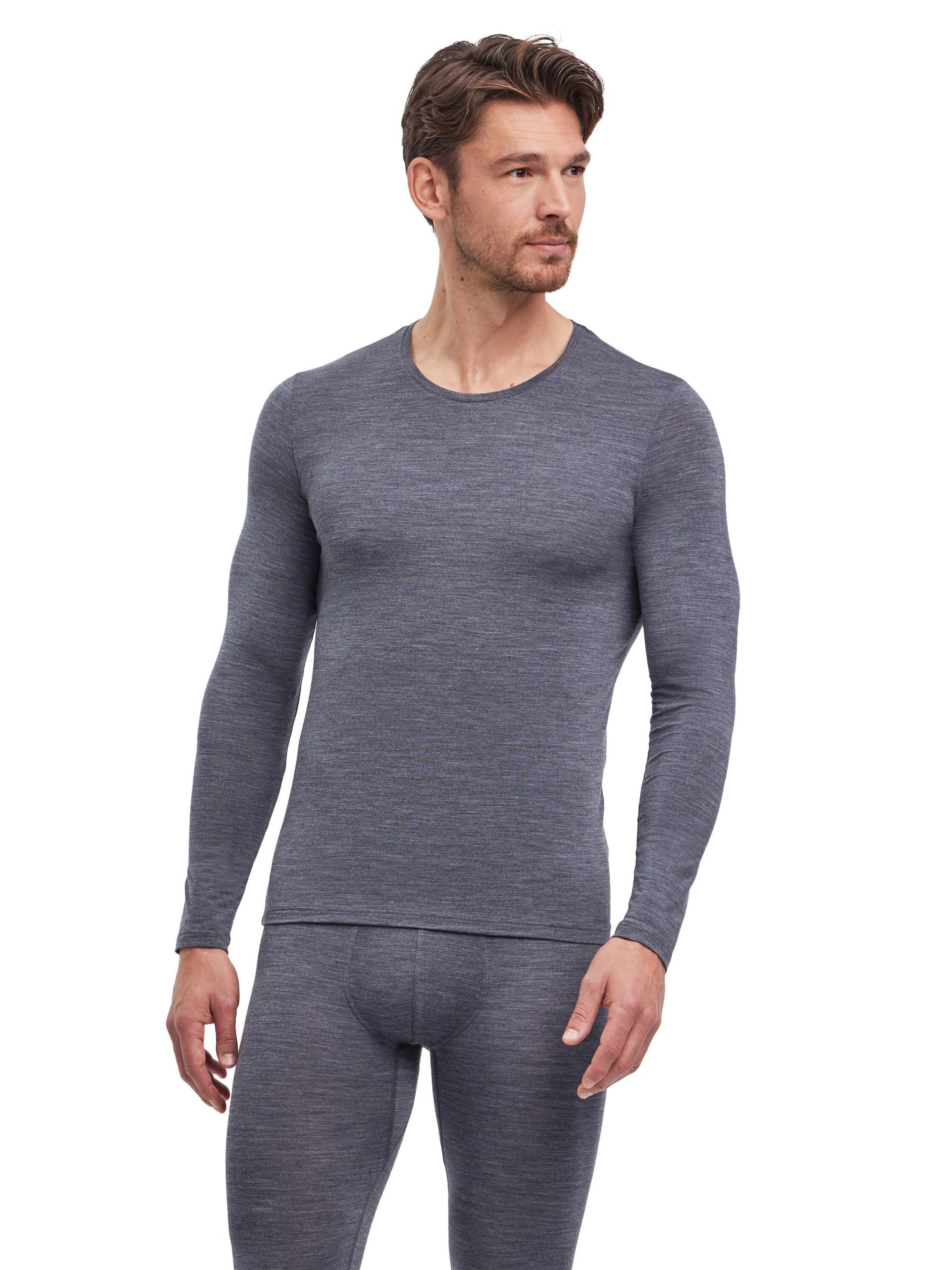 FALKE Undershirt in Grey: front