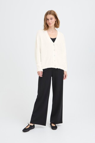 ICHI Knit Cardigan 'IHBrula' in White