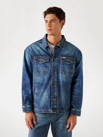 GUESS Between-Season Jacket in Blue: front