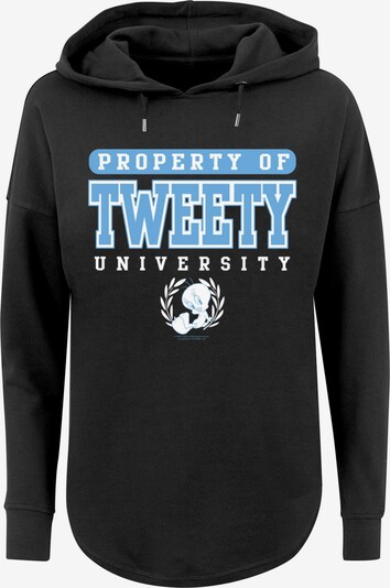 F4NT4STIC Sweatshirt 'Looney Tunes Tweety Property Of University' in de kleur Blauw / Zwart / Wit, Productweergave