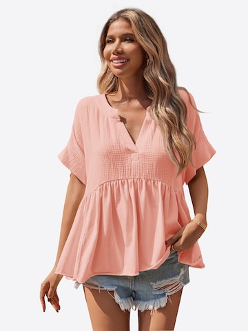 Imily Bela Blúzka - Ružová: predná strana