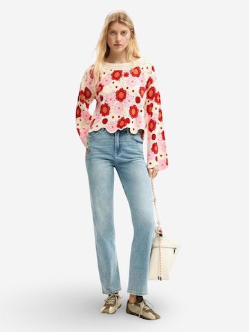 Desigual Sweater 'JERS_NORUEGA 26SWJF38' in Beige