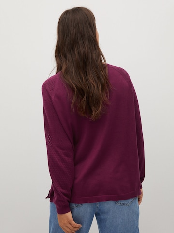 VIOLETA by Mango Pullover in Lila