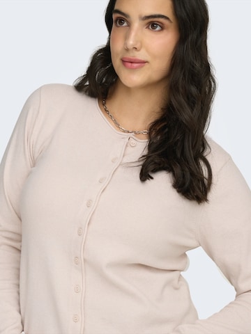 Geacă tricotată 'CARLoyal' de la ONLY Carmakoma pe bej