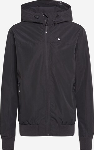 Alife and Kickin Between-Season Jacket 'DonAK' in Black: front