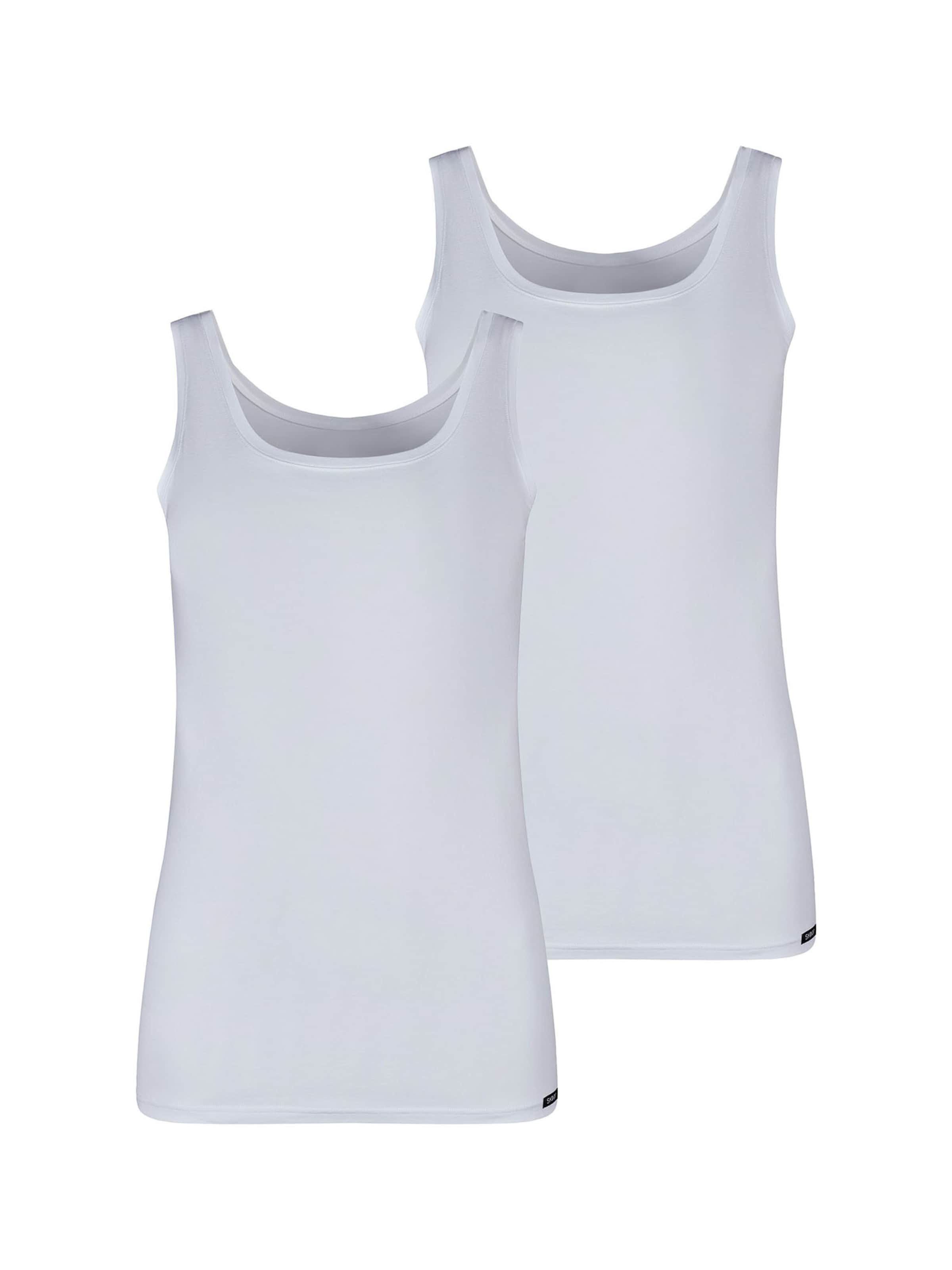 Skiny Top ' Cotton Essentials ' in White, Item view