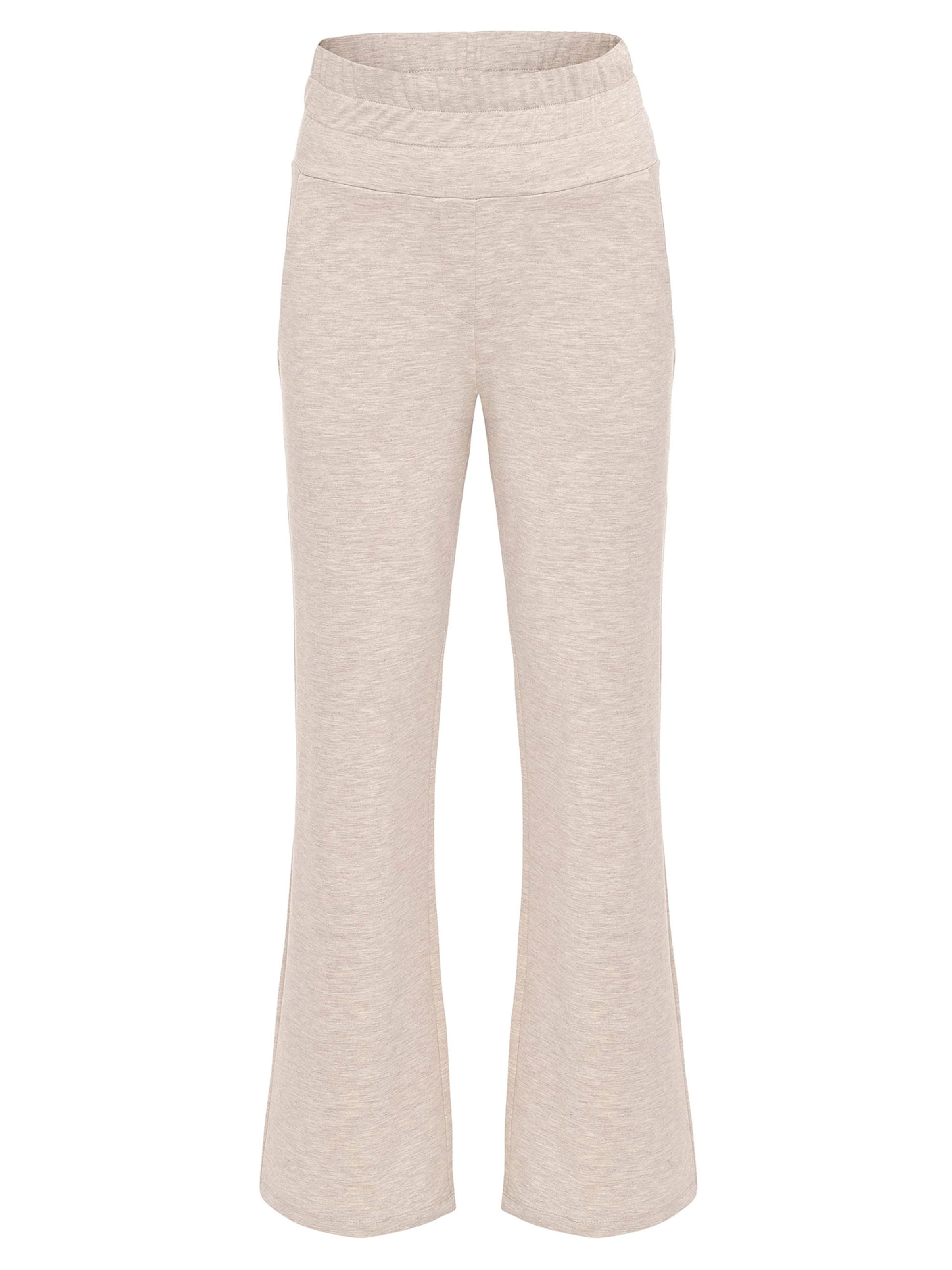 Anou Anou Zvonový Kalhoty – béžová: přední strana