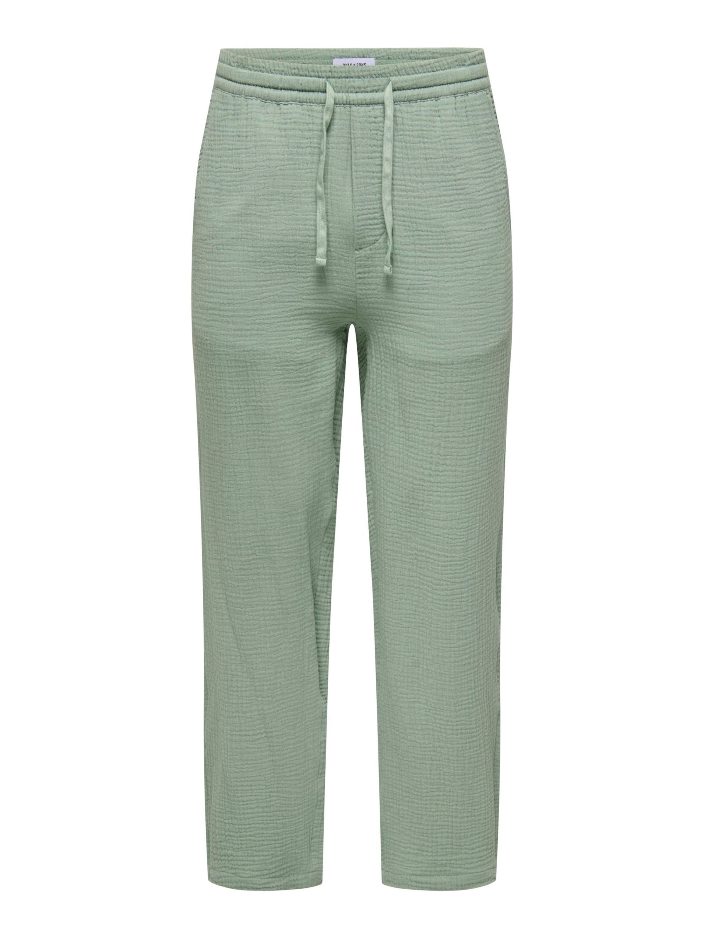 Only & Sons Loosefit Bukser 'ONSSinus' i grøn: forside