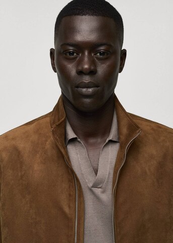 MANGO MAN Jacke 'Parma' in Braun