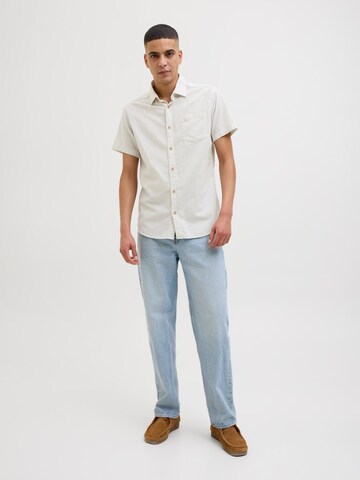 JACK & JONES Comfort Fit Πουκάμισο 'JJAbel' σε λευκό