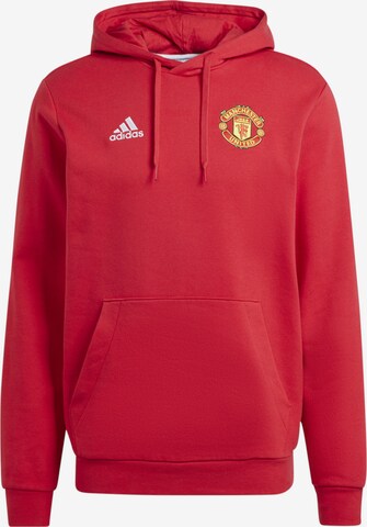 Sweat de sport 'Manchester United DNA' ADIDAS PERFORMANCE en rouge : devant