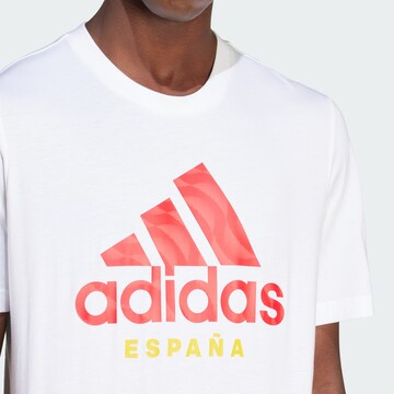 T-Shirt fonctionnel 'Spain DNA' ADIDAS PERFORMANCE en blanc