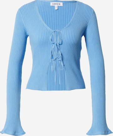 EDITED Knit Cardigan 'Maikai' in Blue: front