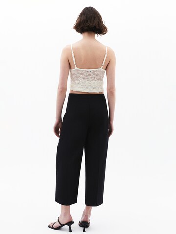 Loosefit Pantalon à plis OXXO en noir