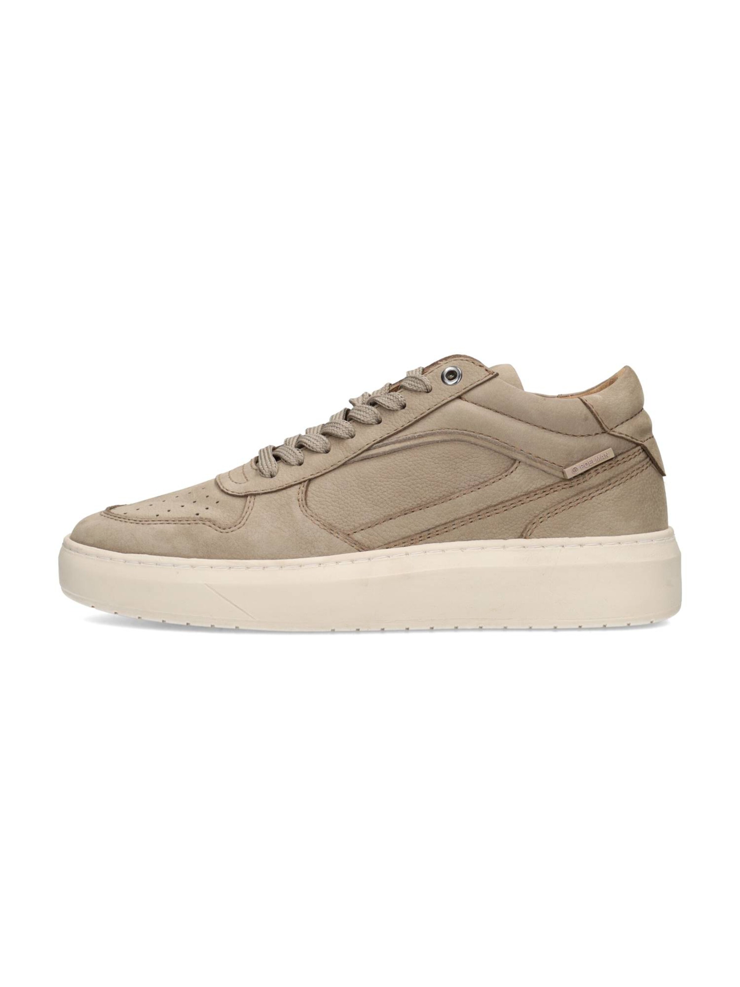PS Poelman Platform trainers in Beige: front