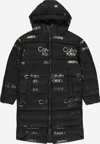 Calvin Klein Jeans - Chaqueta de entretiempo en negro: frente