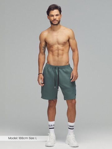 DRILLS Apparel Regular Trousers 'Recreation' in Green: front