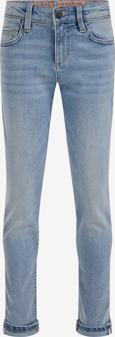 WE Fashion Regular Jeans in Blauw: voorkant