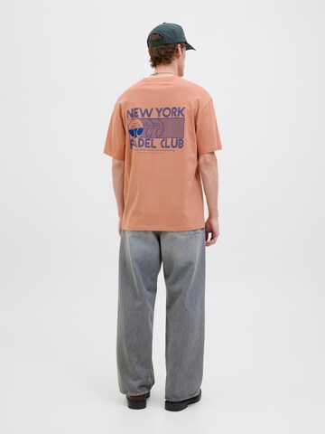 JACK & JONES Shirt in Orange: front