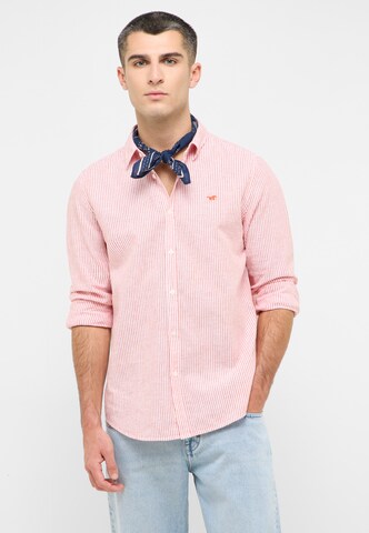MUSTANG Regular Fit Hemd 'Style Rawlins' in Pink: Vorderseite